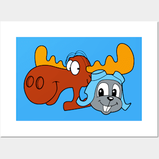 Rocky and Bullwinkle Posters and Art